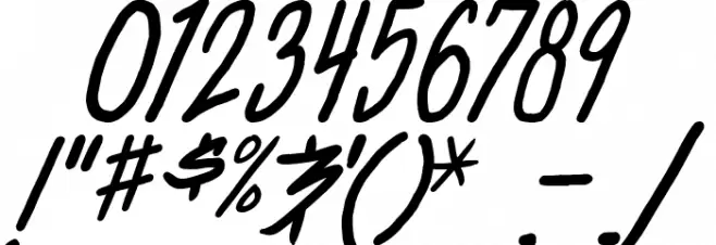 Dealspinner TBS Italic フォント その他の文字