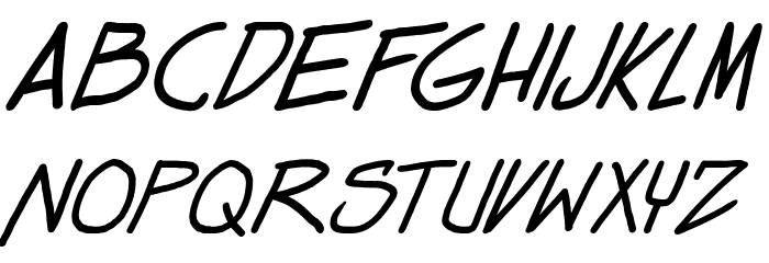 Dealspinner TBS Italic Fuentes MINÚSCULAS