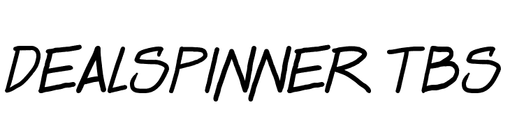 Dealspinner TBS  Free Fonts Download