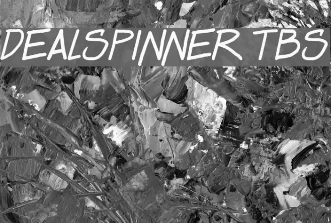 Dealspinner TBS Шрифта examples