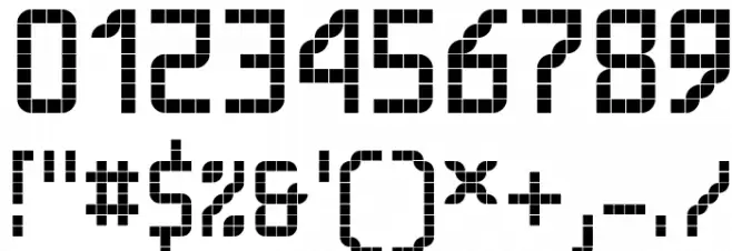 Deamus Normal Font OTHER CHARS