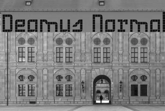 Deamus Normal Font examples