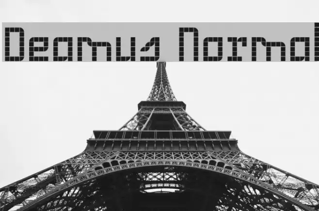 Deamus Normal Font examples