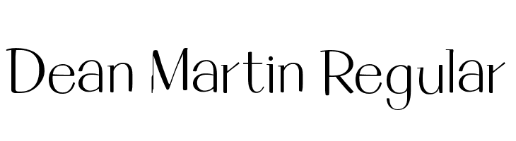 Dean Martin Regular Font
