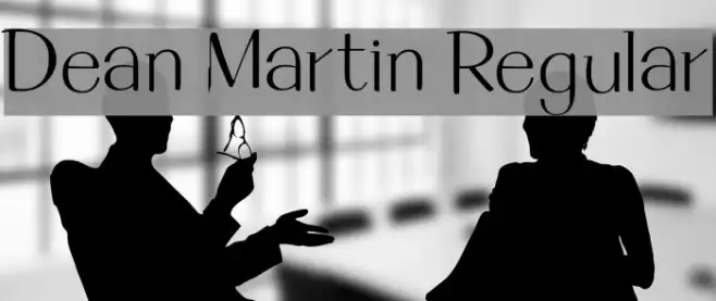 Dean Martin Regular Example 2