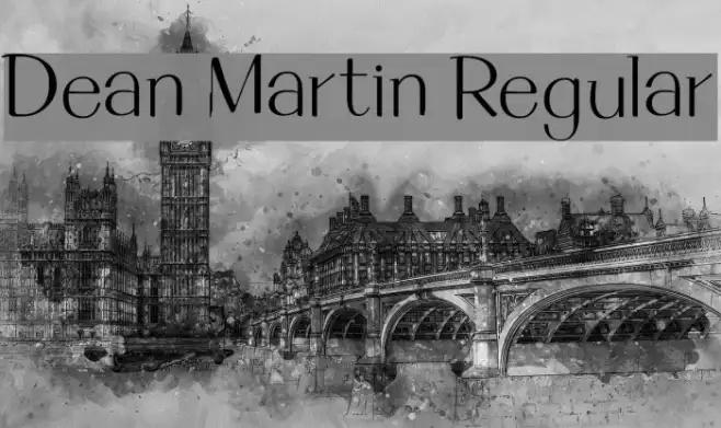 Dean Martin Regular Example 3