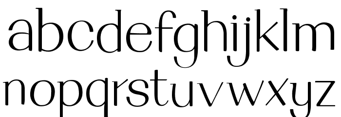 Dean Martin Regular Font LOWERCASE