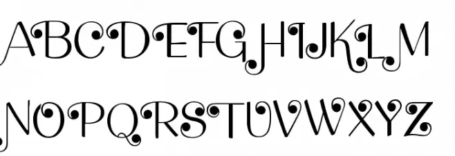 Dean Martin Swing Font Litere mari