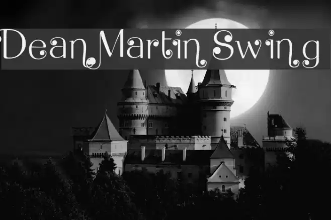 Dean Martin Swing フォント examples