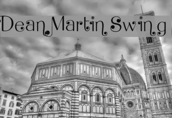 Dean Martin Swing フォント examples