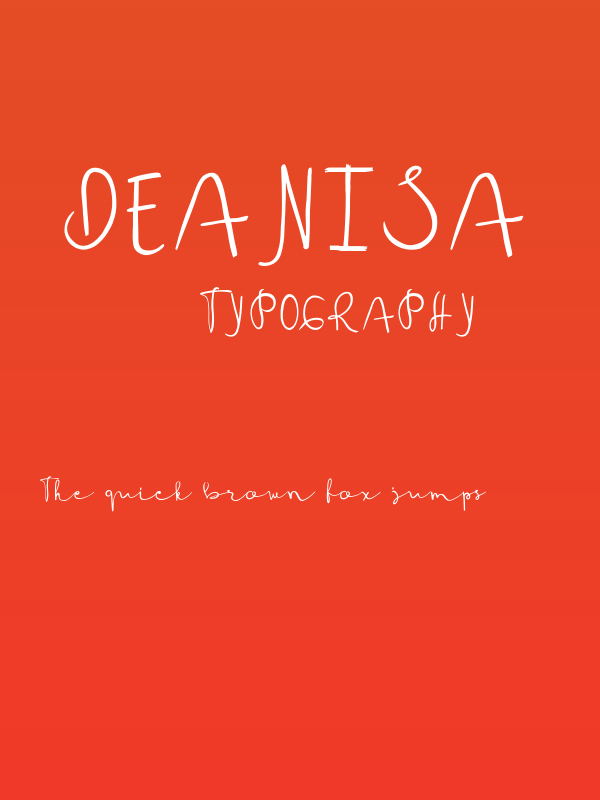 Deanisa Poster