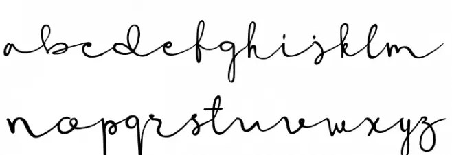 Deanisa फ़ॉन्ट लोअरकेस