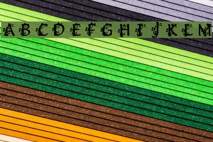 Deanna's Ivy Caps Font examples