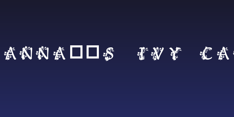 Deanna's Ivy Caps Social Header