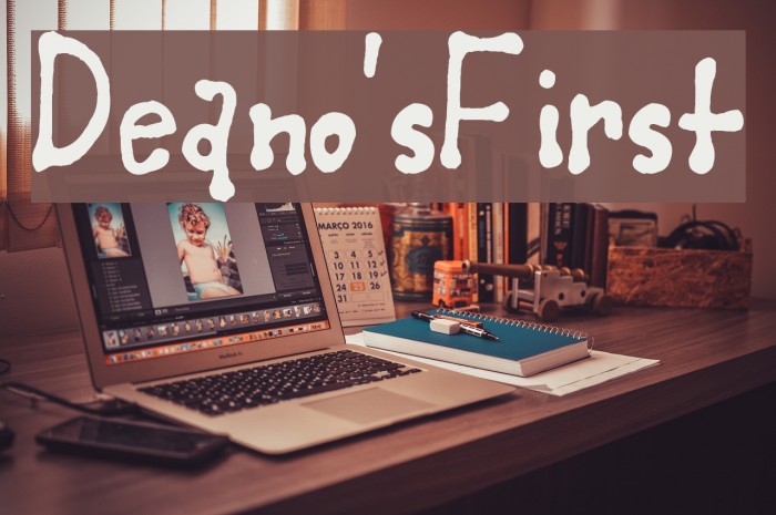 Deano's First Font examples