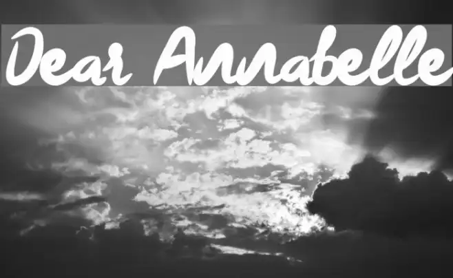Dear Annabelle Example 2