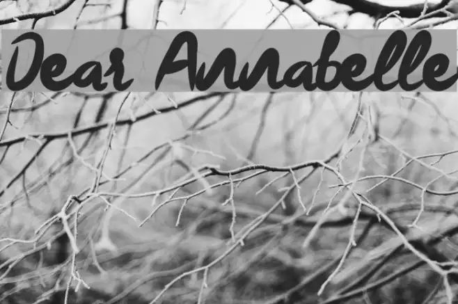 Dear Annabelle Example 3