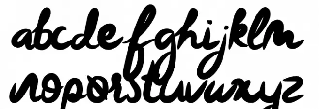 Dear Annabelle Font LOWERCASE