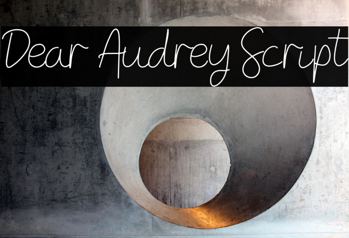 Dear Audrey Script Example 1
