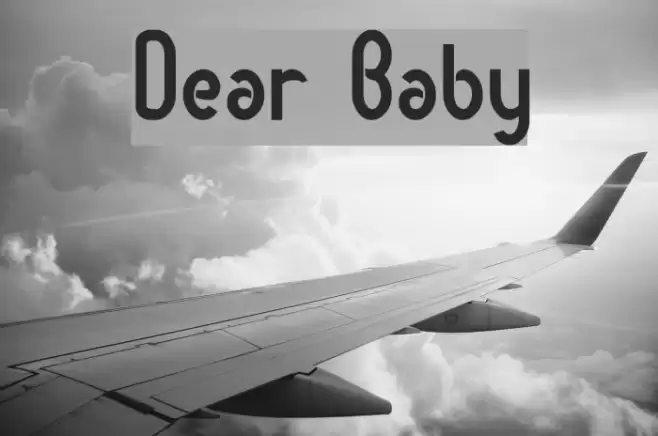 Dear Baby Font examples