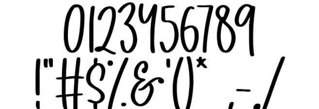 Dear Emily Font OTHER CHARS