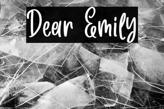 Dear Emily Font examples