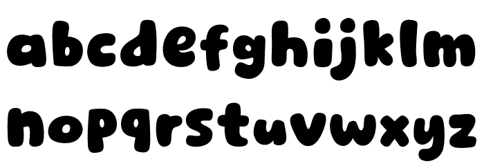 Dear Grandma Font LOWERCASE