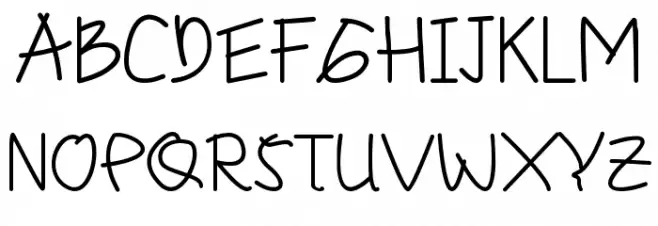 Dear Honey Schriftart Groß