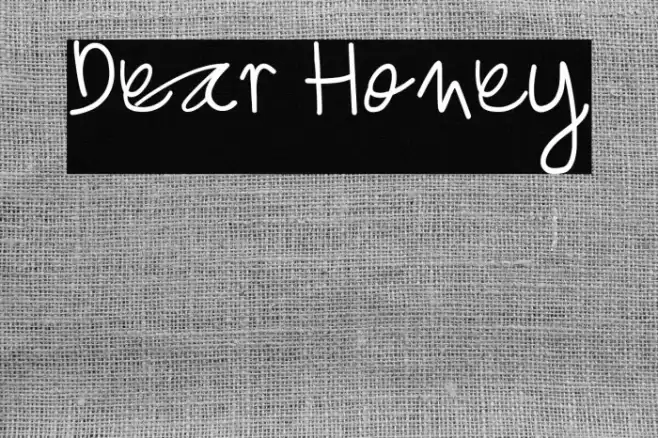 Dear Honey Font examples
