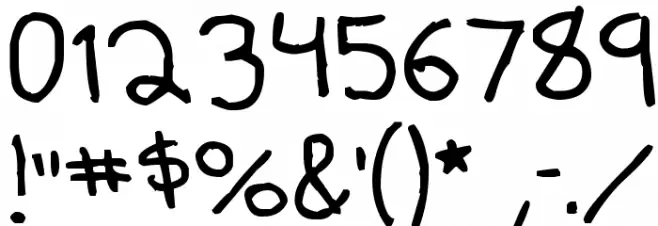 Dear Kelly © Font OTHER CHARS