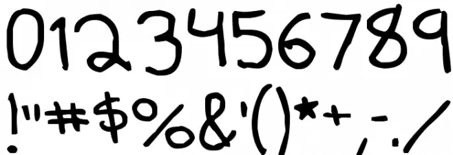 Dear Kelly Font OTHER CHARS