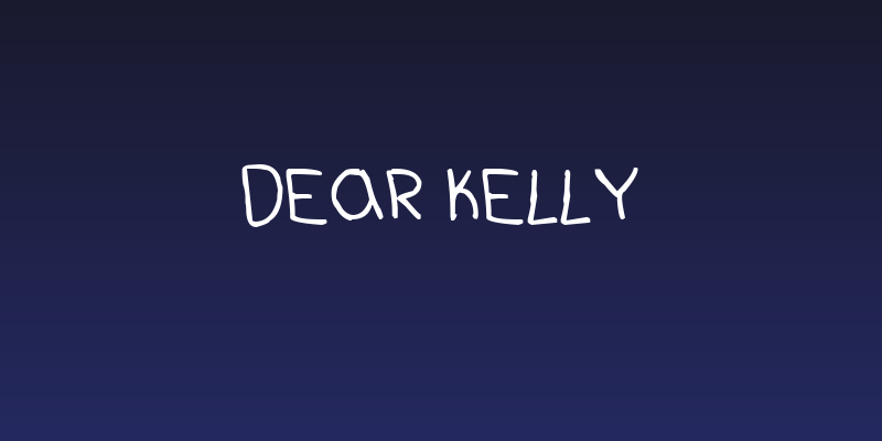 Dear Kelly Social Header