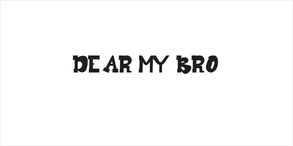 Dear My Bro Logo