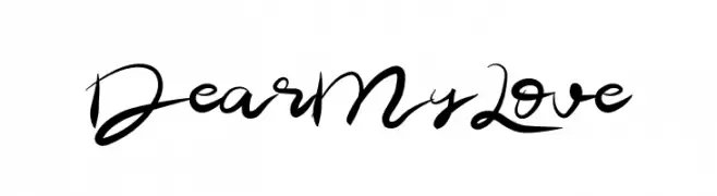 Dear My Love  Frei Schriftart Herunterladen