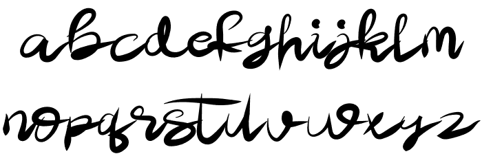 Dear My Love Font LOWERCASE