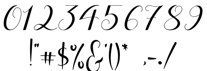 Dear Natasha Regular Font OTHER CHARS
