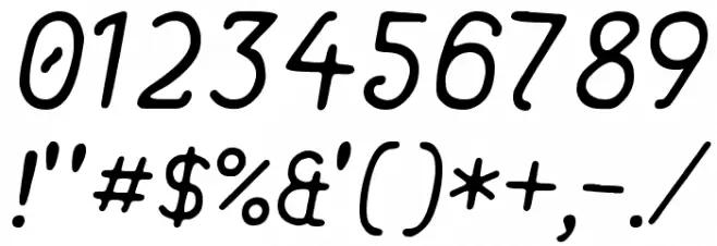 Dear Old Dad Font OTHER CHARS