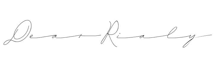 Dear Rialy  لخطوط تنزيل
