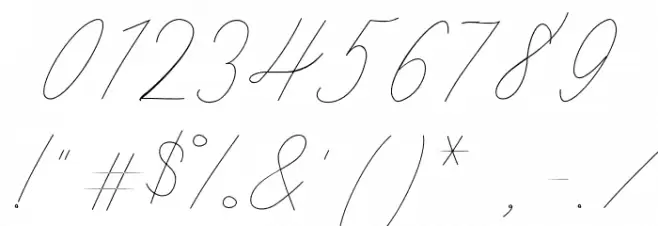 Dear Rialy Font OTHER CHARS