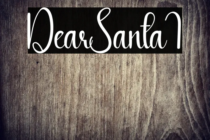 Dear Santa1 Example 3