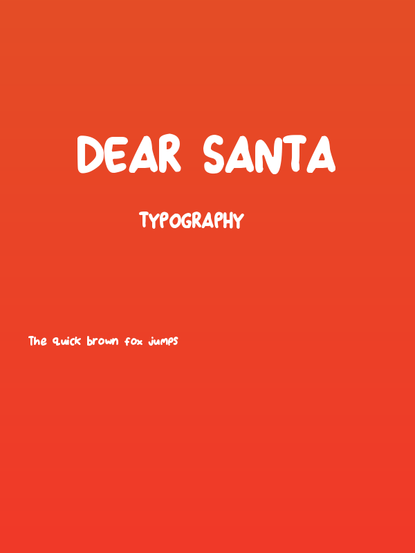 Dear Santa Poster