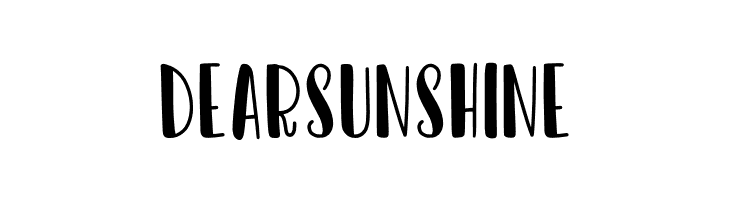 Dear Sunshine  Frei Schriftart Herunterladen