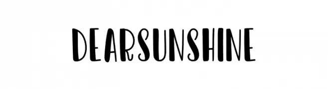 Dear Sunshine  Frei Schriftart Herunterladen