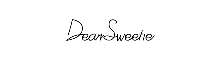 Dear Sweetie  नि: शुल्क फ़ॉन्ट्स डाउनलोड