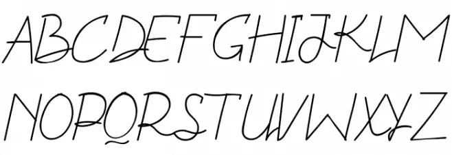 Dear Sweetie Font UPPERCASE