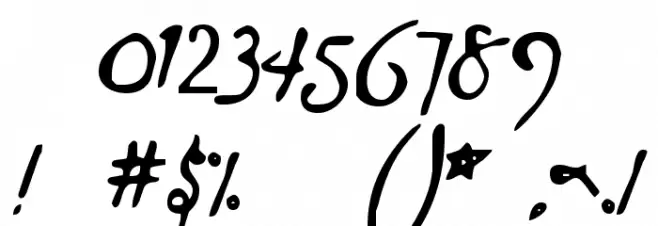 Dear Theo 2 Font OTHER CHARS