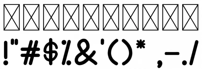 DearAudreyRegular Font OTHER CHARS