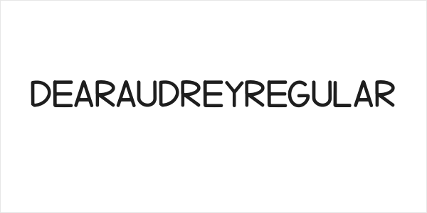 DearAudreyRegular Logo