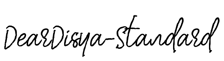 DearDisya-Standard  لخطوط تنزيل