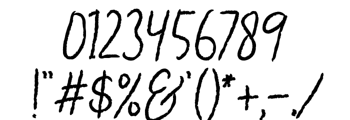 DearDisya-Standard Font OTHER CHARS